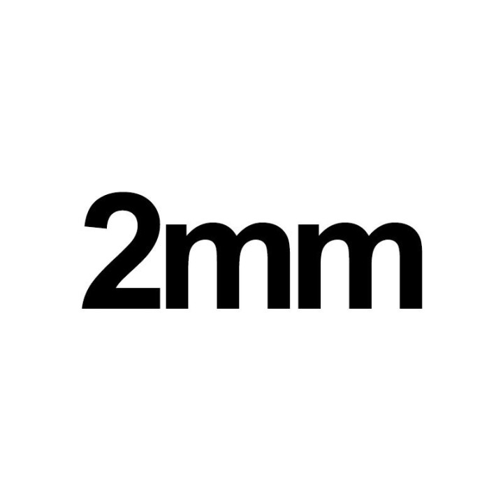 Aiguille à tricoter 40 cm en métal 2mm