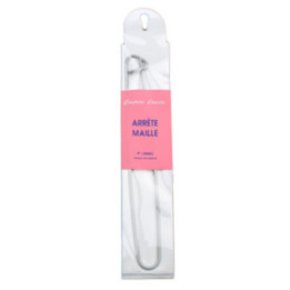 Arrête mailles ramasse mailles en métal 16 cm