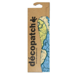 3 feuilles de papier Décopatch 30 x 40 cm motif carte du monde