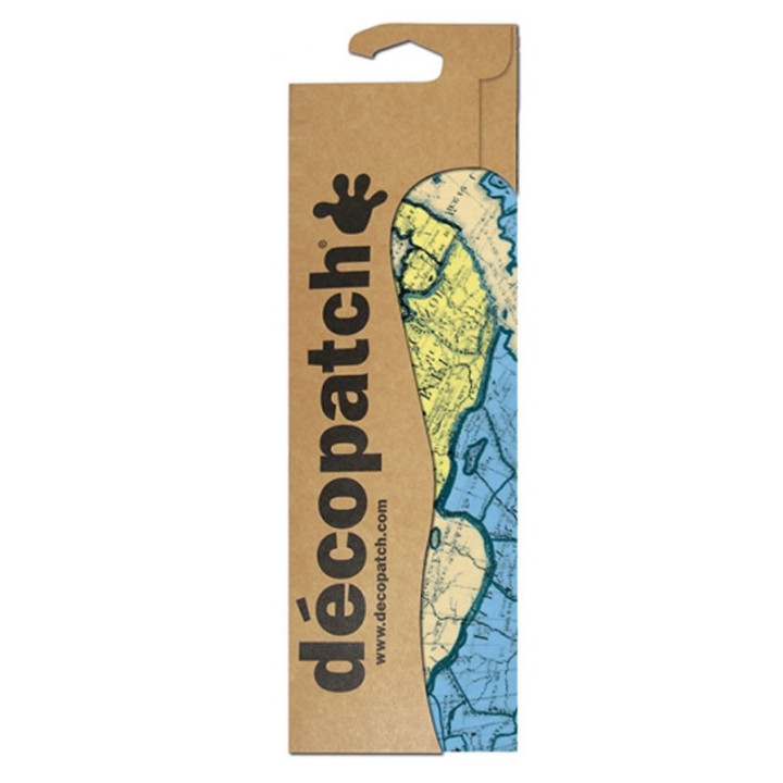 3 feuilles de papier Décopatch 30 x 40 cm motif carte du monde