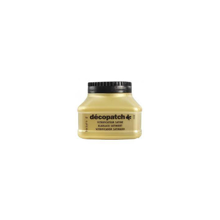 Vitrificateur satiné Aquapro Décopatch pot de 90 ml