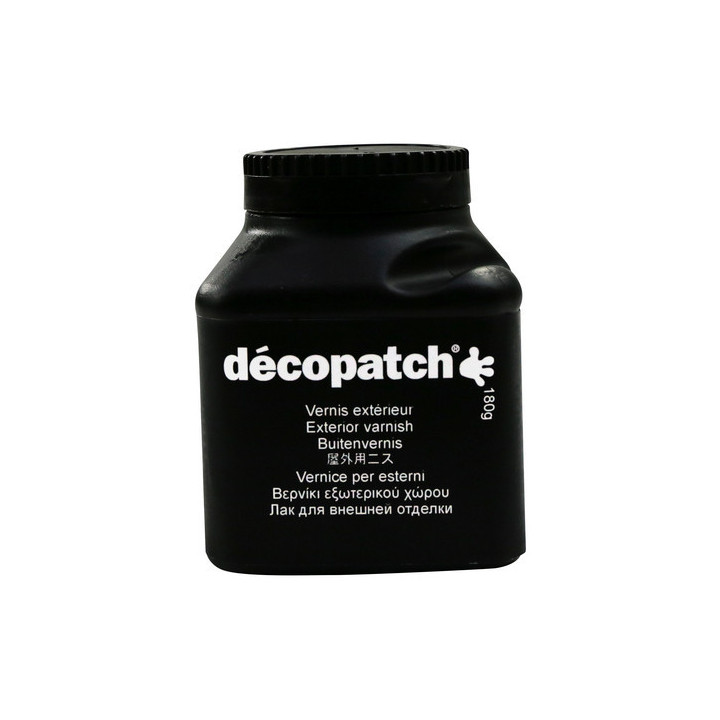 Vernis vitrificateur extérieur Aquapro Décopatch pot 180 ml