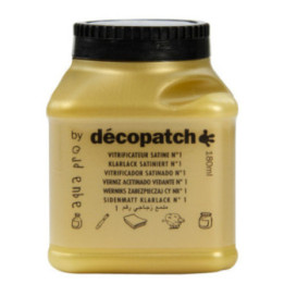 Vitrificateur satiné Aquapro Décopatch pot de 180 ml