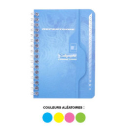 Carnet - Répertoire - 9x14 cm - Petits carreaux - 96 pages - Spirales - Clairefontaine