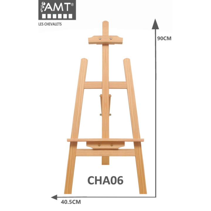 Chevalet - 90 cm - Bois - Peinture - Artiste - Atelier - Exposition - AMT