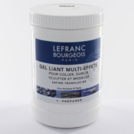 Gel liant - Médium pour acrylique - Multi effets - Pot 1L - Lefranc Bourgeois