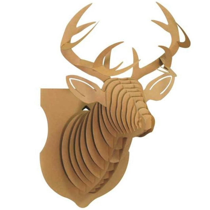 Maquette - Le cerf - Carton - A monter et à décorer