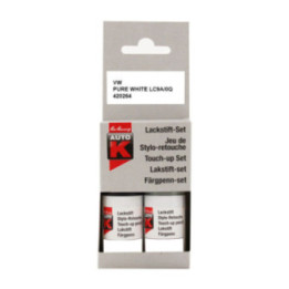 Stylo de retouche et vernis pour carrosserie - Volkswagen - 0Q Pure White - Auto K