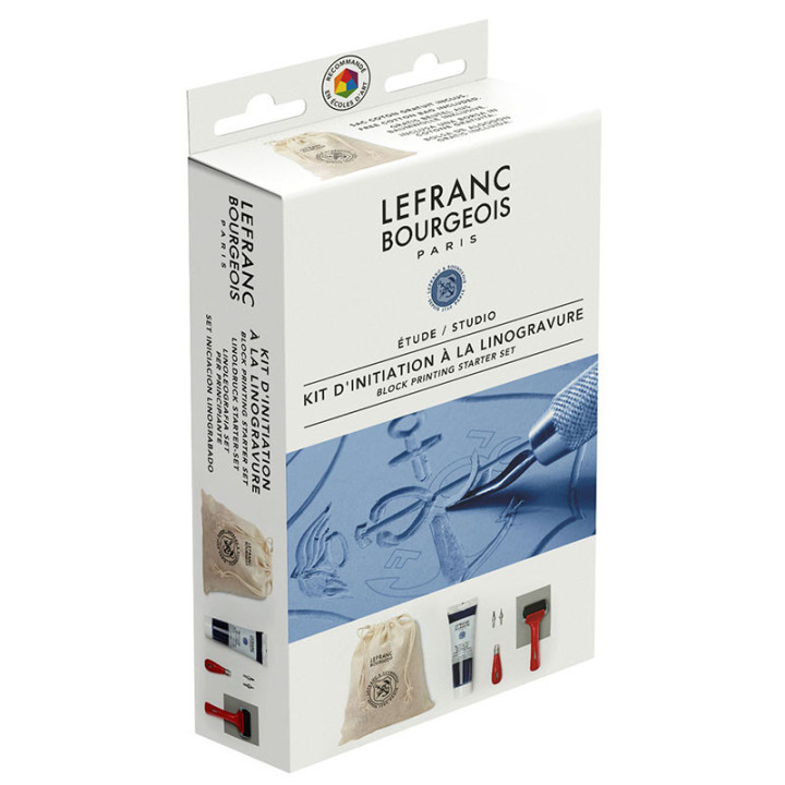 Kit d'initiation à la linogravure Lefranc Bourgeois