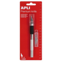 Couteau hobby de précision PREMIUM avec 3 recharges - Apli
