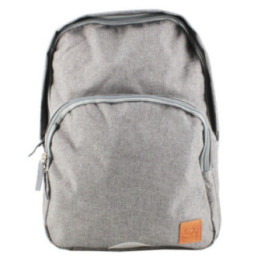 Sac à dos - Gris - 2 compartiments - Collège et lycée - Quo Vadis