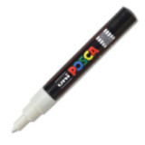 Marqueur Posca PC-1MC blanc | pointe extra-fine conique