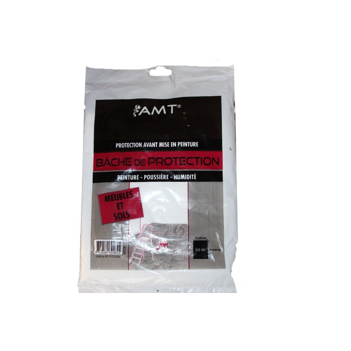 Bâche de protection peinture - 20m2 -  Amt
