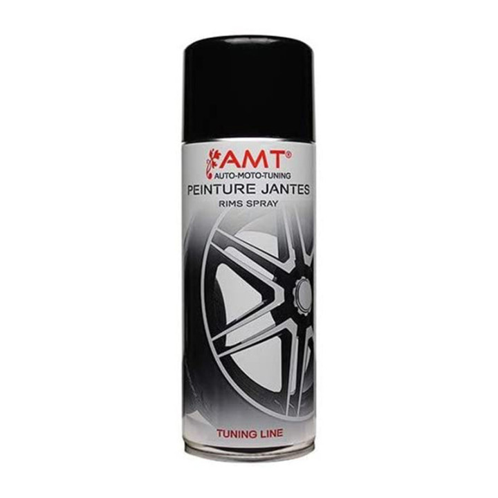 Bombe de peinture pour jantes - noir - Amt