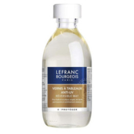 Vernis à tableaux - Mat - Anti-UV - Acrylique, huile, vinyliques - Lefranc Bourgeois - 250ml