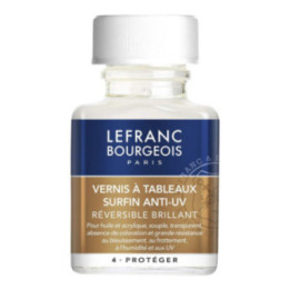 Vernis à tableaux - Brillant - Acrylique et huile - Superfine - Lefranc Bourgeois - 75ml