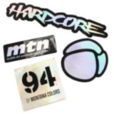 Lot de 4 stickers MTN Montana