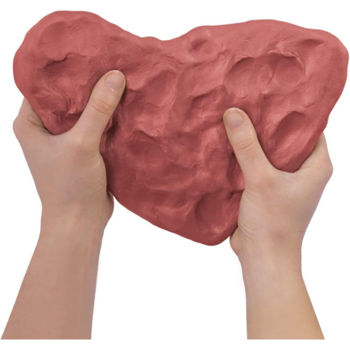 Pâte à modeler - Auto durcissant - Terracotta - Séchage sans four - 500g - Jovi