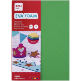 Feuilles de mousse A4 activités créatives assortiment couleur Apli