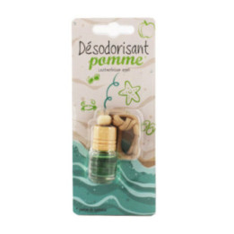 Flacon désodorisant à suspendre pour voiture parfum pomme
