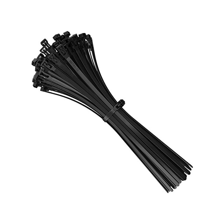 Collier de serrage en plastique pour tuyau câble 9 x 260 mm