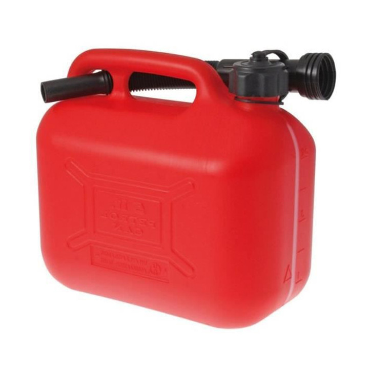 Bidon en plastique jerrican 10 litres avec bec verseur