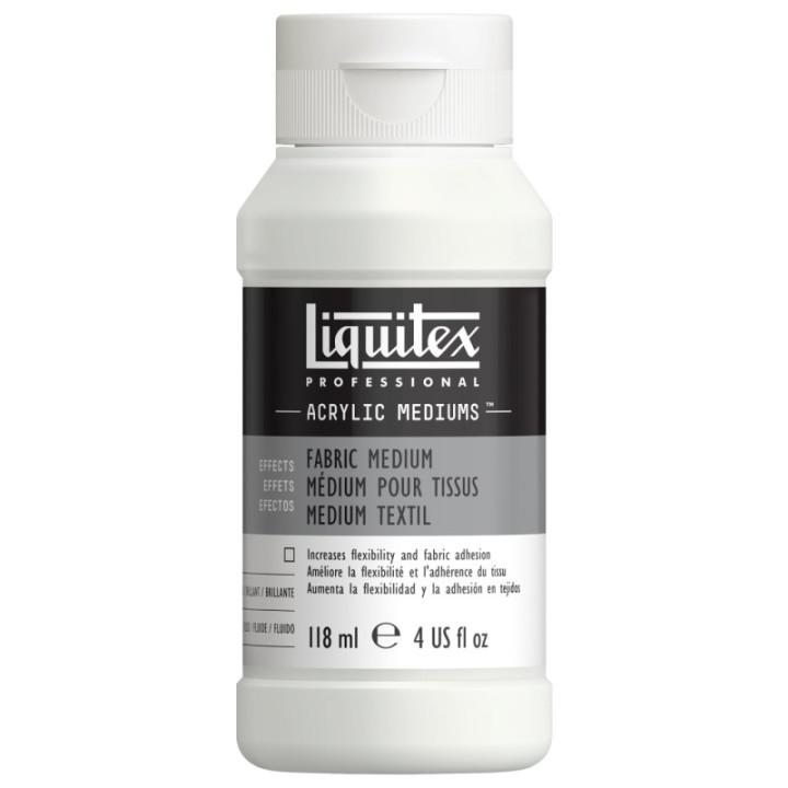 Médium pour tissus - Peinture acrylique - Liquitex - 118ml