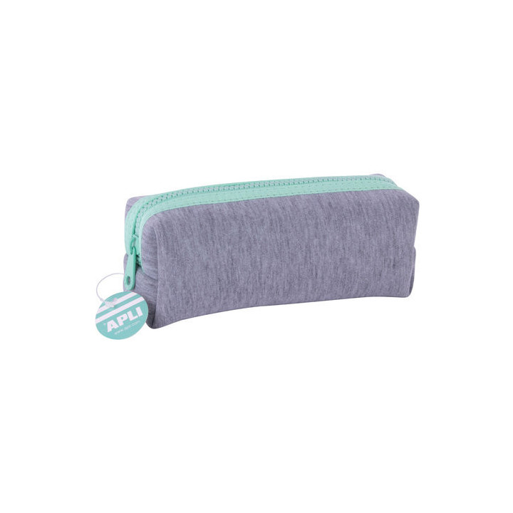 Trousse scolaire rectangulaire néoprène 19cm Apli