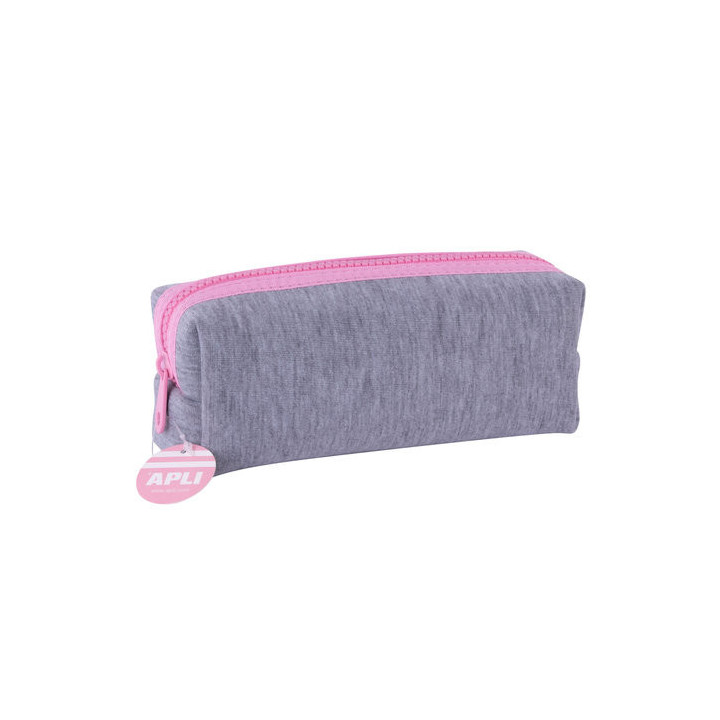 Trousse scolaire rectangulaire néoprène 19cm Apli