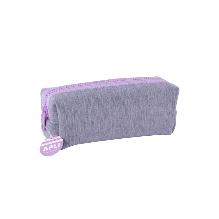 Trousse scolaire rectangulaire néoprène 19cm Apli