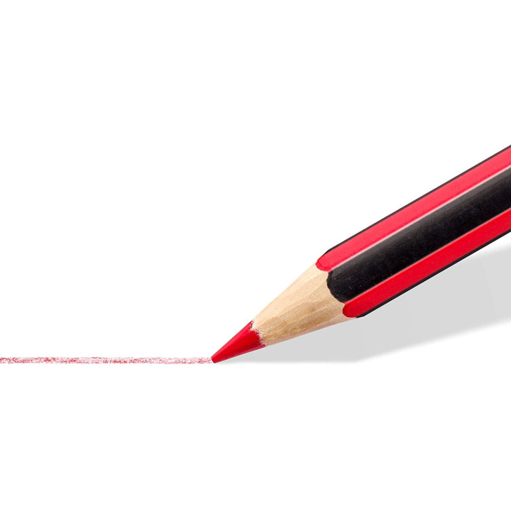 24 crayons de couleur - Fabriqués en bois recyclé -  Staedtler - Noris Colour 185