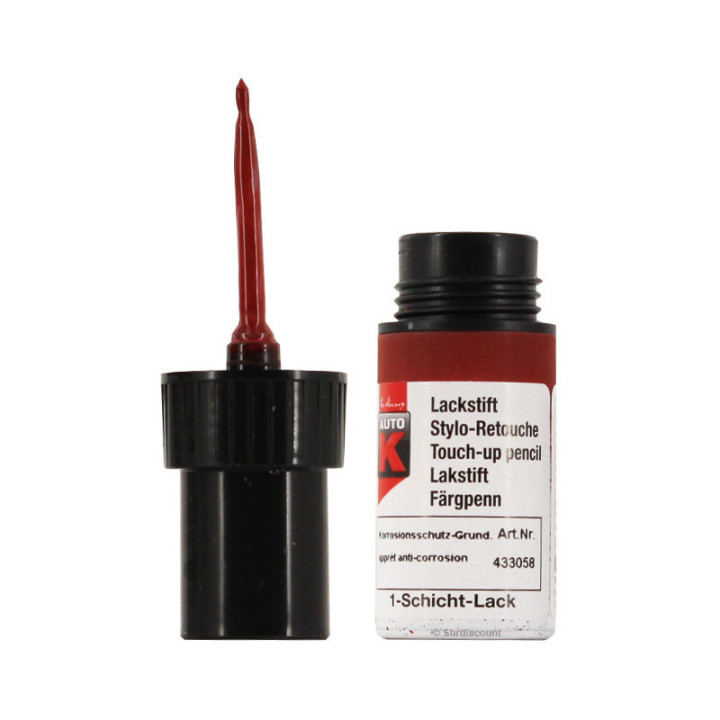 Stylo retouche carrosserie Auto-K marron anti-corrosion 9 ml