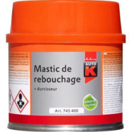 Mastic de rebouchage carrosserie auto pot 250g Auto K