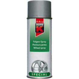 Bombe de peinture gris cristal pour jantes voiture Auto K 400ml
