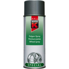 Bombe de peinture - Gris titane - Jantes - Voiture - 100ml - Auto-K