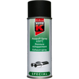 Bombe de peinture pour échappement de voiture moto Auto K 400ml noir