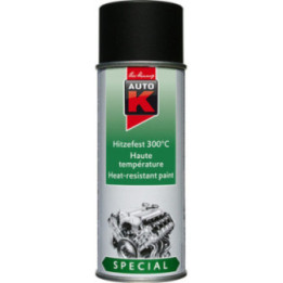 Bombe de peinture haute température moteur voiture Auto K 400ml noir