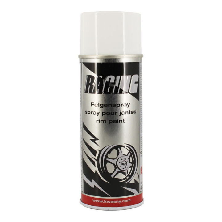 Bombe de peinture pour jantes - Blanc - Racing - 400ml