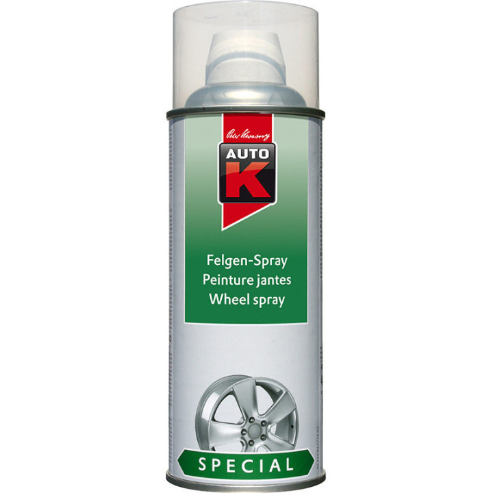 Bombe de vernis pour jantes - Transparent - Auto-K - 400 ml