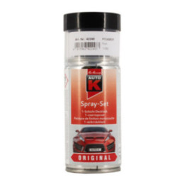 Bombe de peinture pour carrosserie - Peugeot - 1000 Noir - 150 ml - Auto K