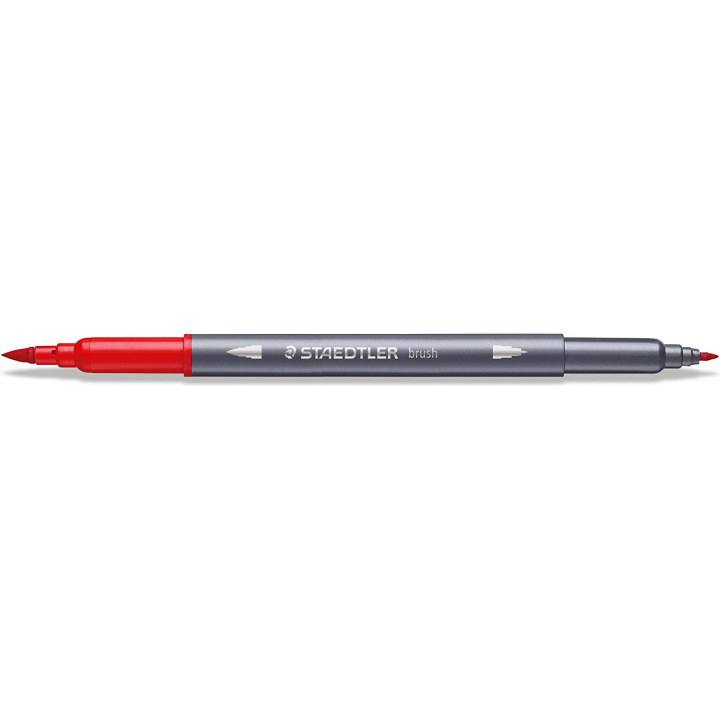 18 feutres de coloriage - Aquarellable - Double pointe pinceau - Staedtler