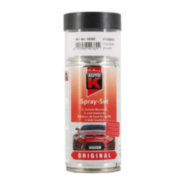 Bombe de peinture pour carrosserie - Peugeot - 9P Gris shark - 150ml - Auto K