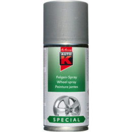 Bombe de peinture pour jantes de voiture - Multi-marques - Argent - 150ml - Auto K
