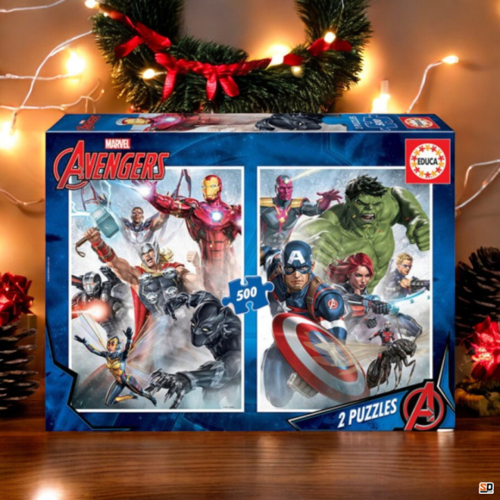 Puzzle Avengers 2 x 500 pièces - Educa