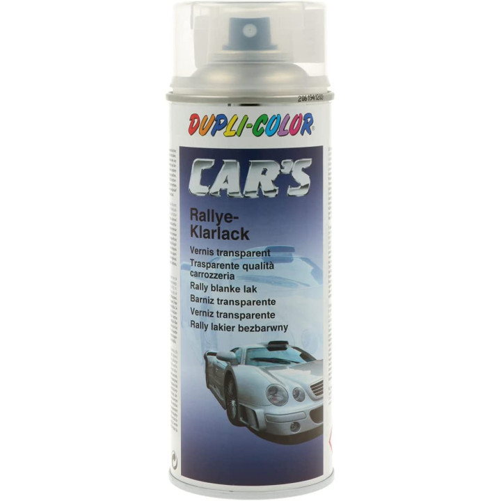 Bombe de vernis pour voiture - Transparent brillant - Car's Duplicolor - 400 ml