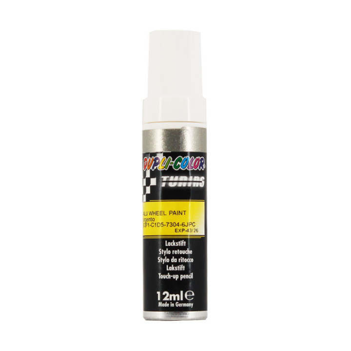 Stylo de retouche peinture pour jantes - Aluminium - Duplicolor