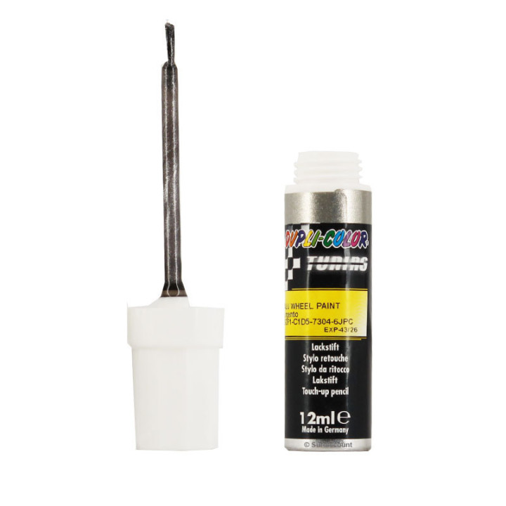 Stylo de retouche peinture pour jantes - Aluminium - Duplicolor