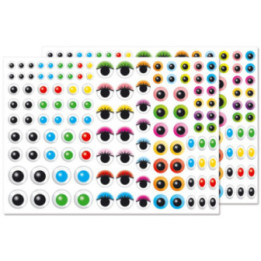 Gommettes yeux - 240 Pièces