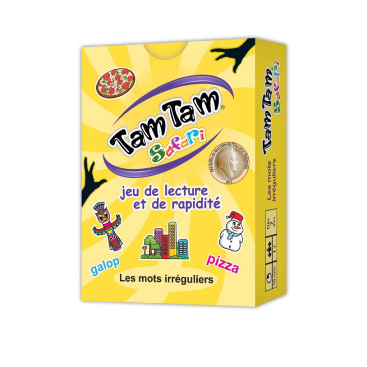 Jeu éducatif - Tam Tam Safari - Les mots irréguliers - Jeu de lecture - Dès 7 ans