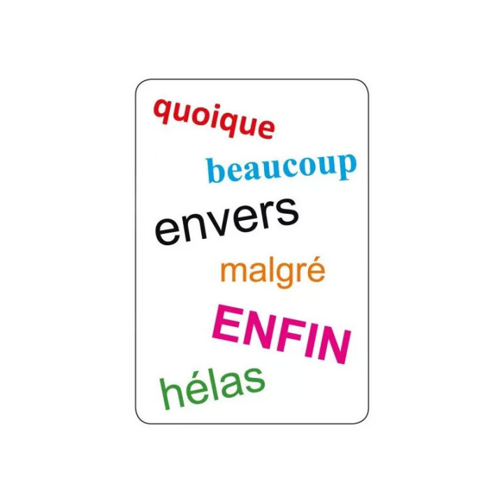Jeu éducatif - Tam Tam Je retiens - Les mots invariables - Cycle 3 - Dès 6 ans